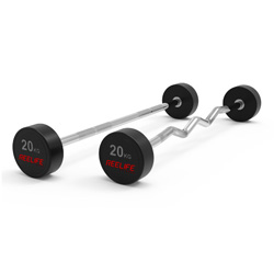 直 / 曲桿圓頭聚氨酯手杠鈴